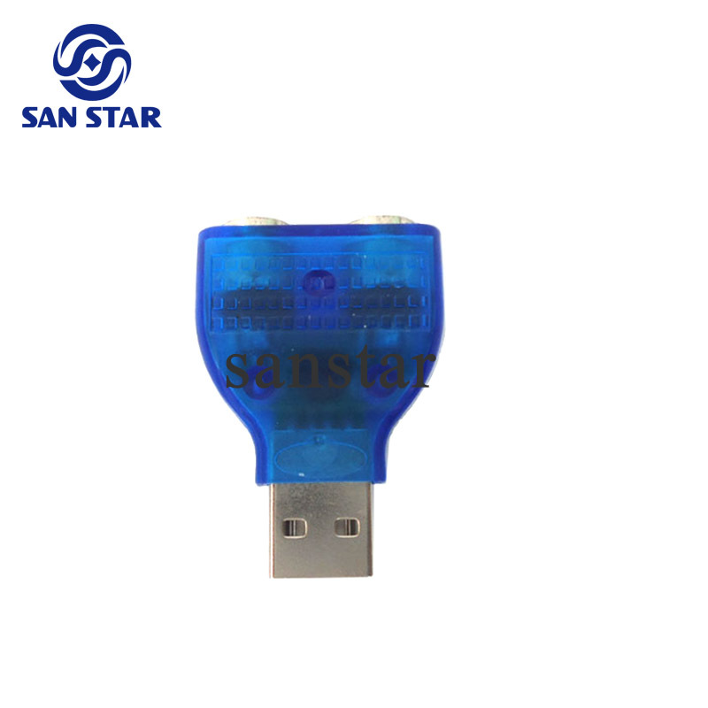 USB to PS/2 Adapter Can Connecte To Two PS/2 Interface