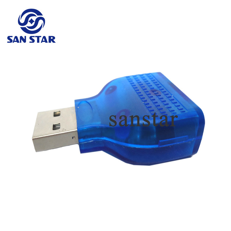 USB to PS/2 Adapter Can Connecte To Two PS/2 Interface