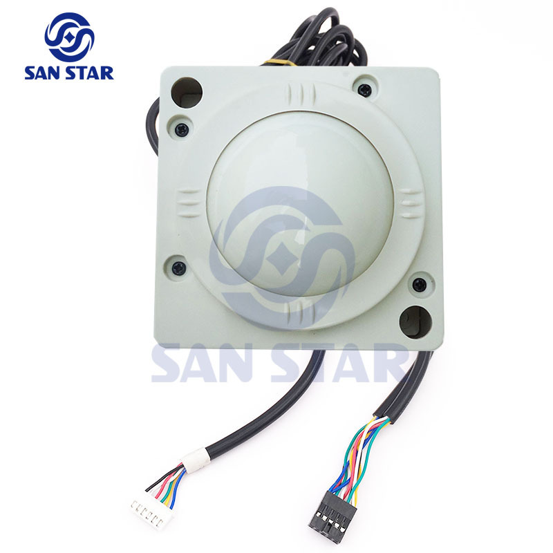 2" Diameter White ball Arcade Trackball