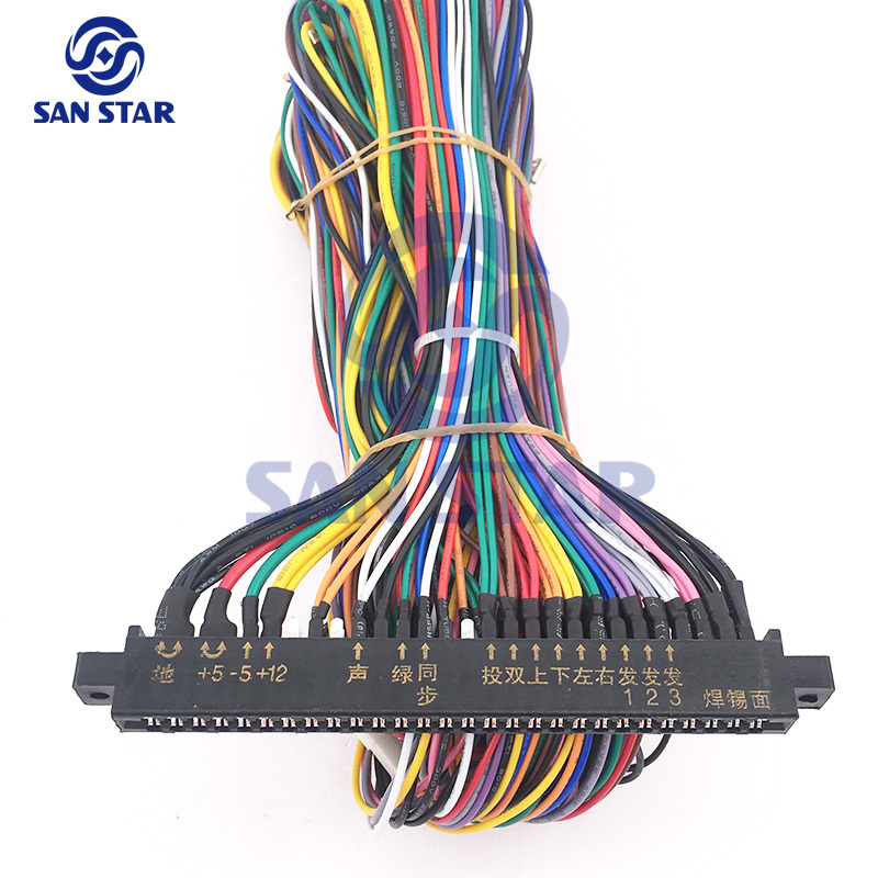 3 Sides Arcade Game Machine Jamma Harness For Game Elf 1162 In 1