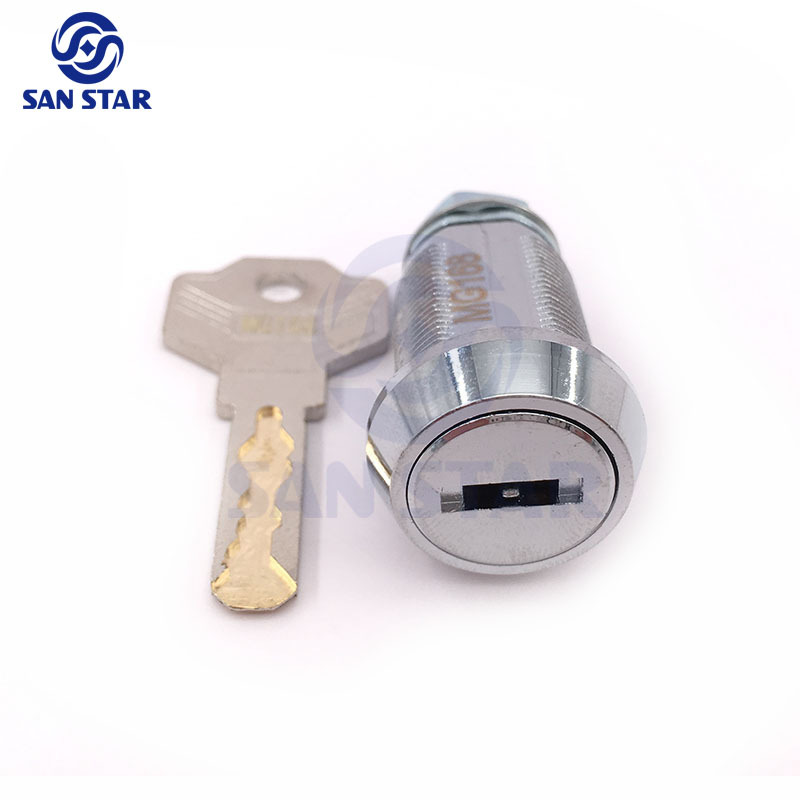 25mm Zinc Alloy Cabinet Lock with Concave Engraving Key