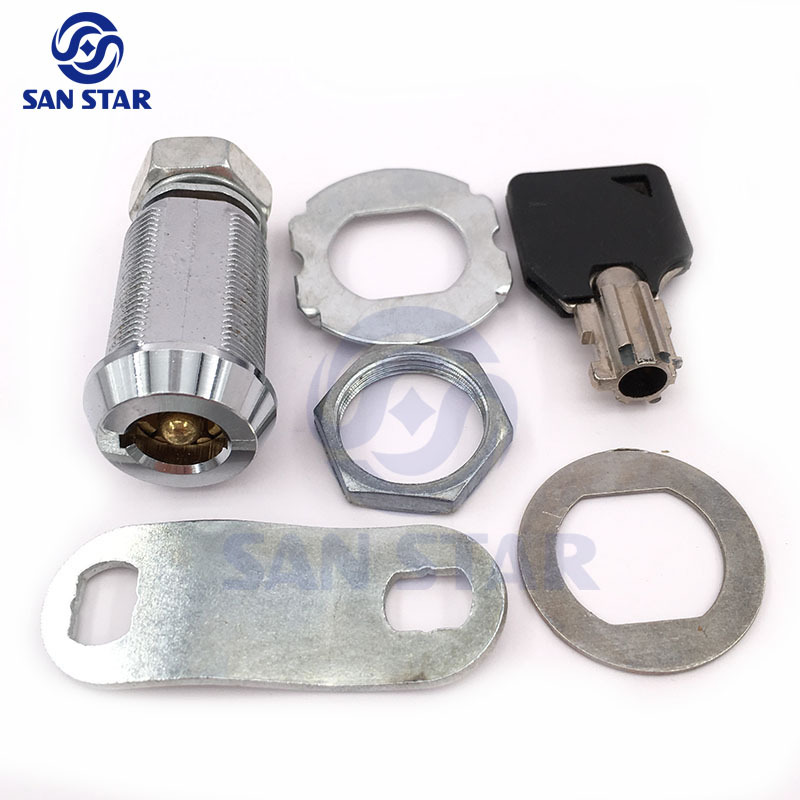 27mm Zinc Alloy Five beads Plum Round Cam Lock Cabinet Lcok