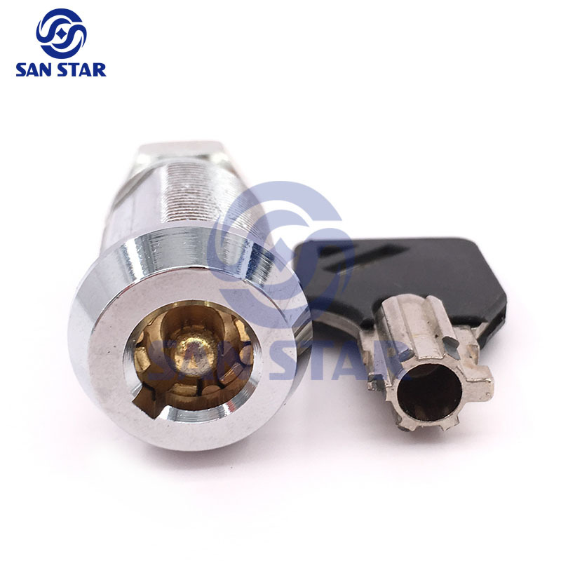 27mm Zinc Alloy Five beads Plum Round Cam Lock Cabinet Lcok