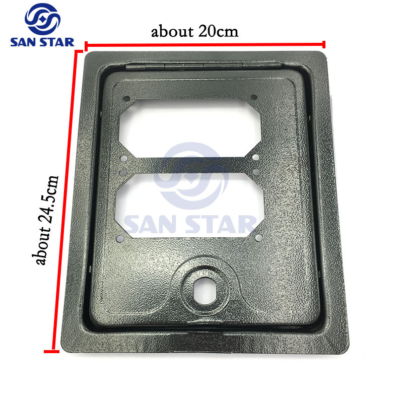 Coin Door Can Fix 2 Coin Acceptor Size 20*24.5 cm