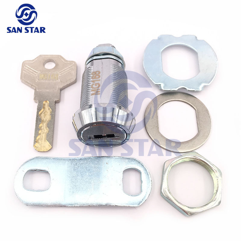 25mm Zinc Alloy Cabinet Lock with Concave Engraving Key
