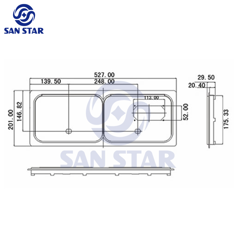 Coin Door for Horizontal Coin Acceptor