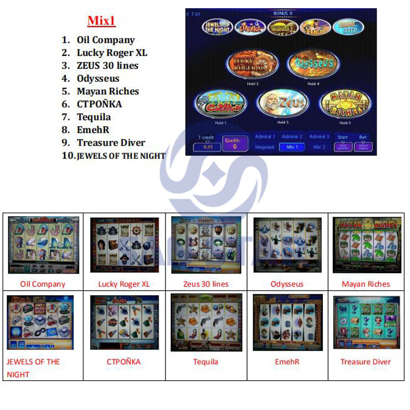 Casino Multi Game 60 In 1 For Gambling Machine  Casino Game Pcb