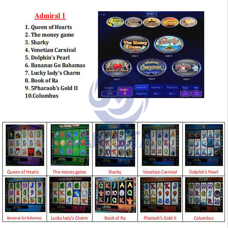 Casino Multi Game 60 In 1 For Gambling Machine  Casino Game Pcb
