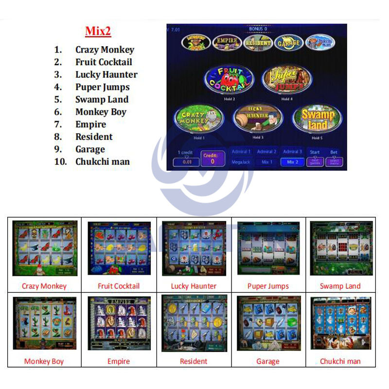 Casino Multi Game 60 In 1 For Gambling Machine  Casino Game Pcb