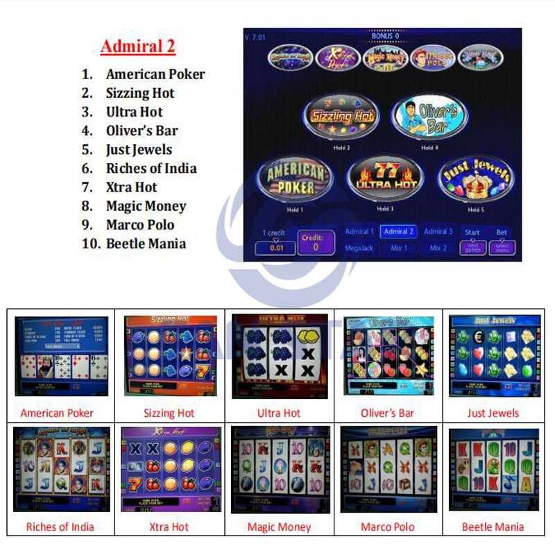 Casino Multi Game 60 In 1 For Gambling Machine  Casino Game Pcb