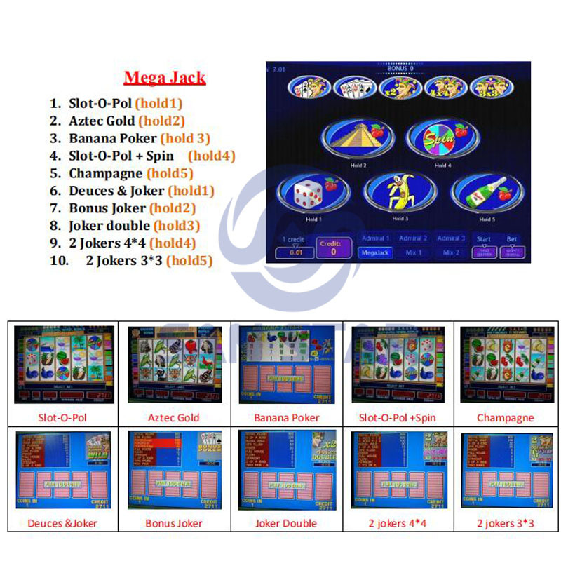 Casino Multi Game 60 In 1 For Gambling Machine  Casino Game Pcb