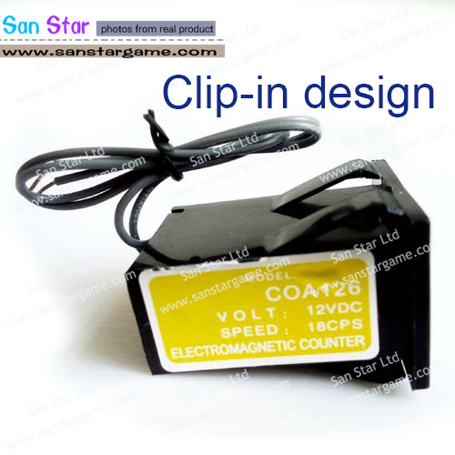 6 Digital coin meter / Clip-in design & Screw fix style available