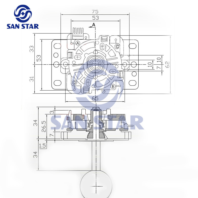 Sanwa JLF-TP-8S Arcade Joystick
