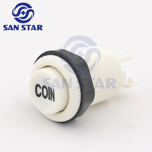 Classic Arcade Button With Concave Plunger Arcade Push Buttons Standard American Style Arcade Push Button MicroSwitch Buttons