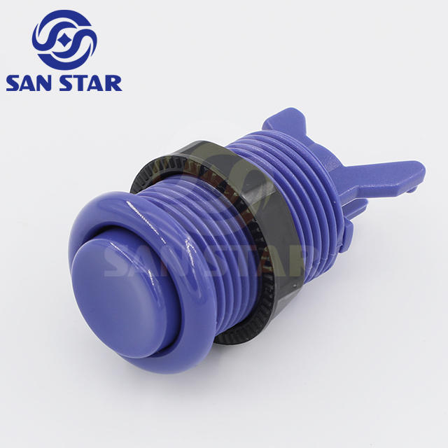 Classic Arcade Button With Concave Plunger Arcade Push Buttons Standard American Style Arcade Push Button MicroSwitch Buttons