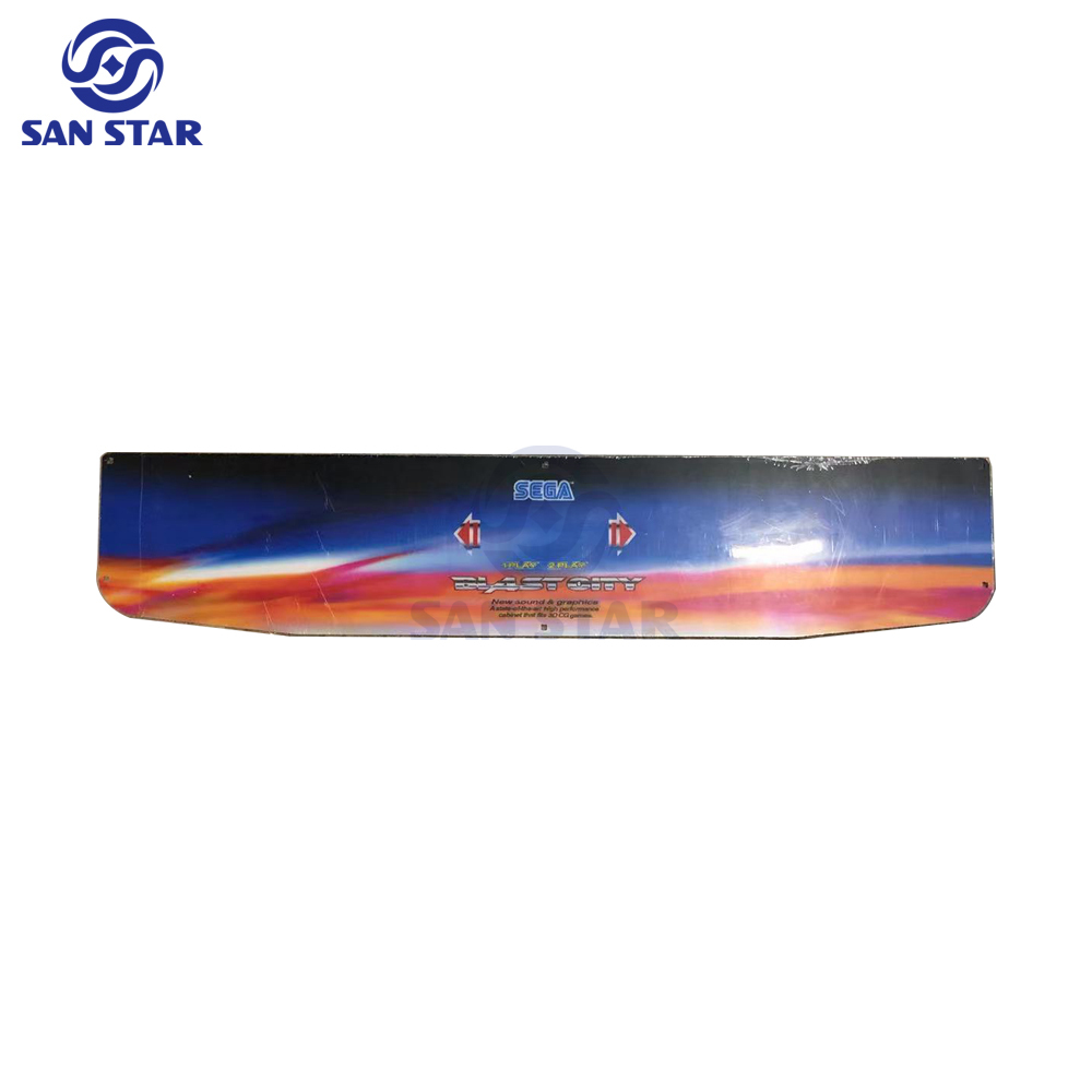 2pcs 29“ 2 player Control Panel Artwork for Arcade Game Machine