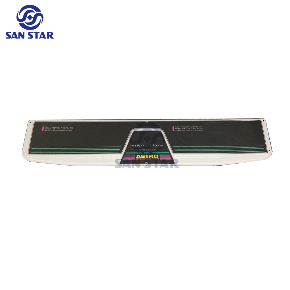 2pcs 29“ 2 player Control Panel Artwork for Arcade Game Machine