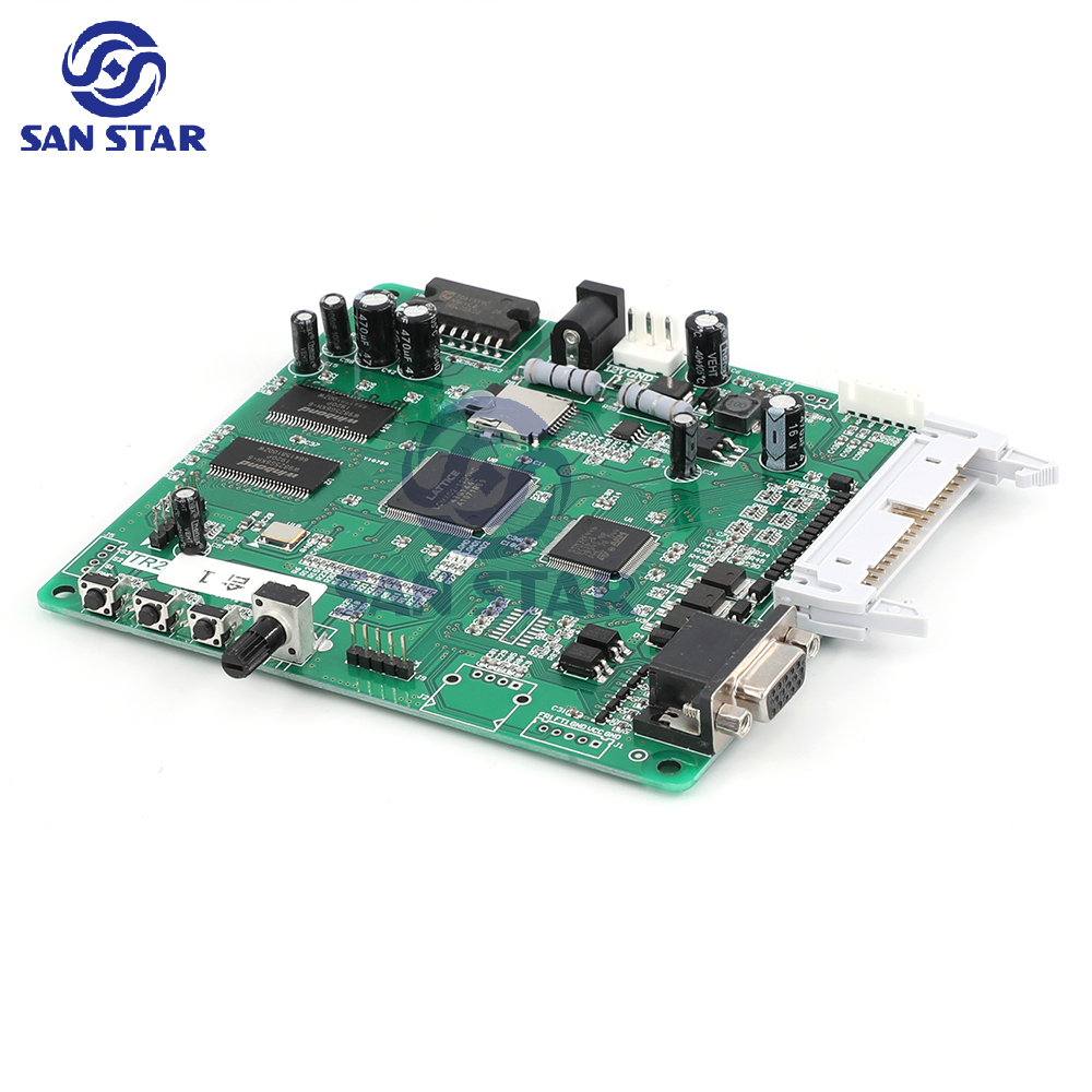 One touch 61 in 1 West Cowboy Game PCB Chinese VGA Output Casino Game Board For Kids Game Machine