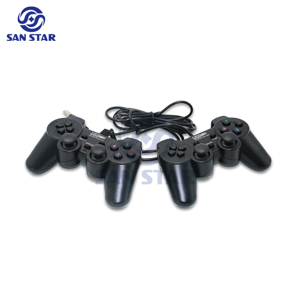 Usb wireless gamepad Wired Joypad 2 player gamepads plug and play For Pandora box DX arcade and family version Of 3P 4P games