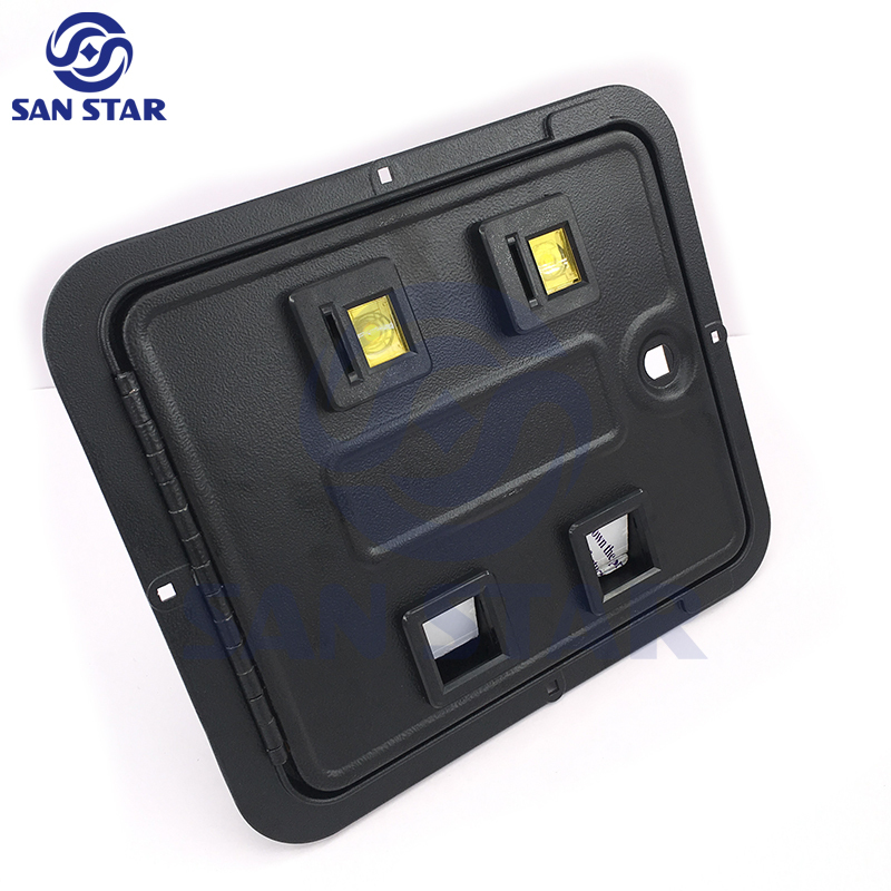 American Style Twin Coin Acceptor Metal Coin Door For Arcade Game Machine