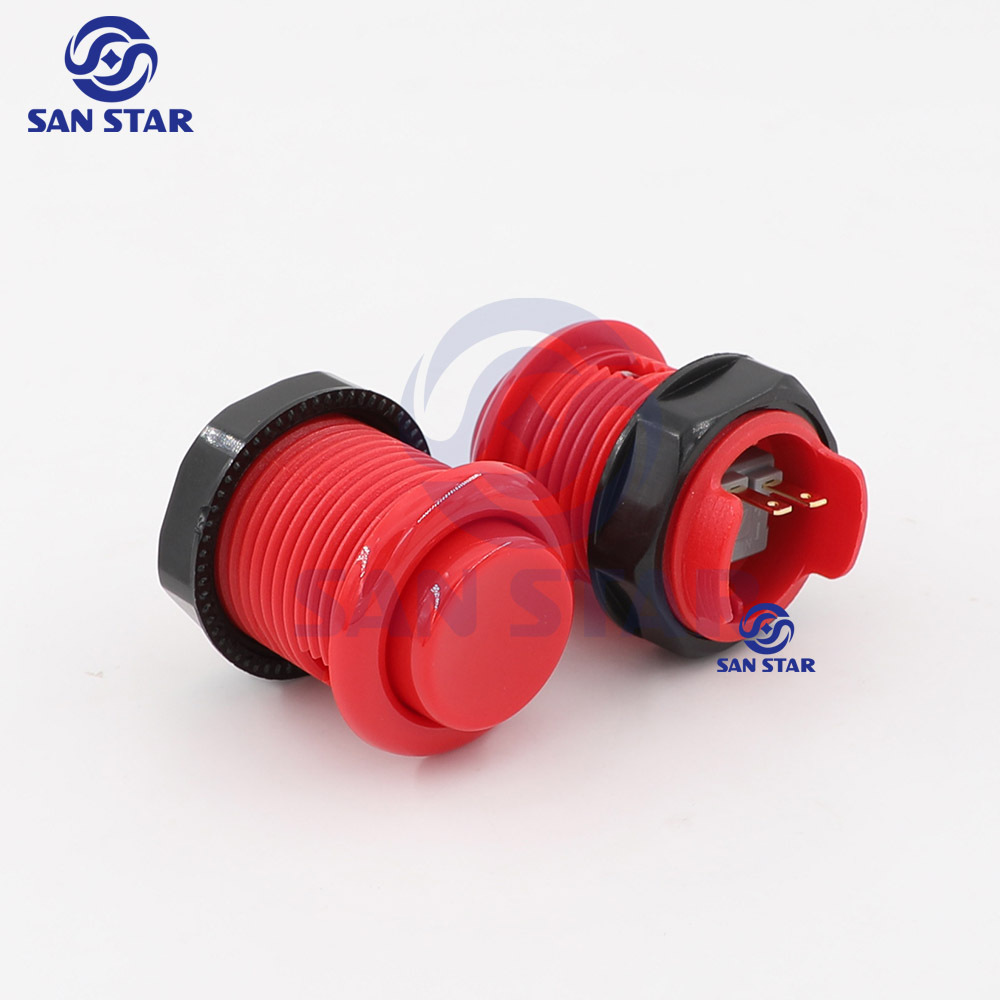 American Style Push button Concave/Convex Face Nylon Material Swith Button Arcade machine parts