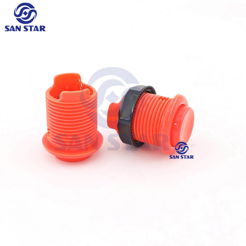 American Style Push button Concave/Convex Face Nylon Material Swith Button Arcade machine parts