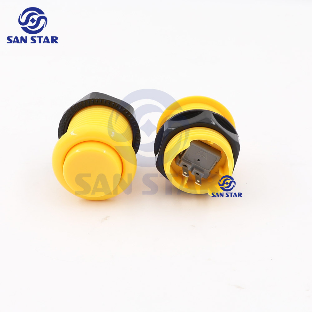 American Style Push button Concave/Convex Face Nylon Material Swith Button Arcade machine parts
