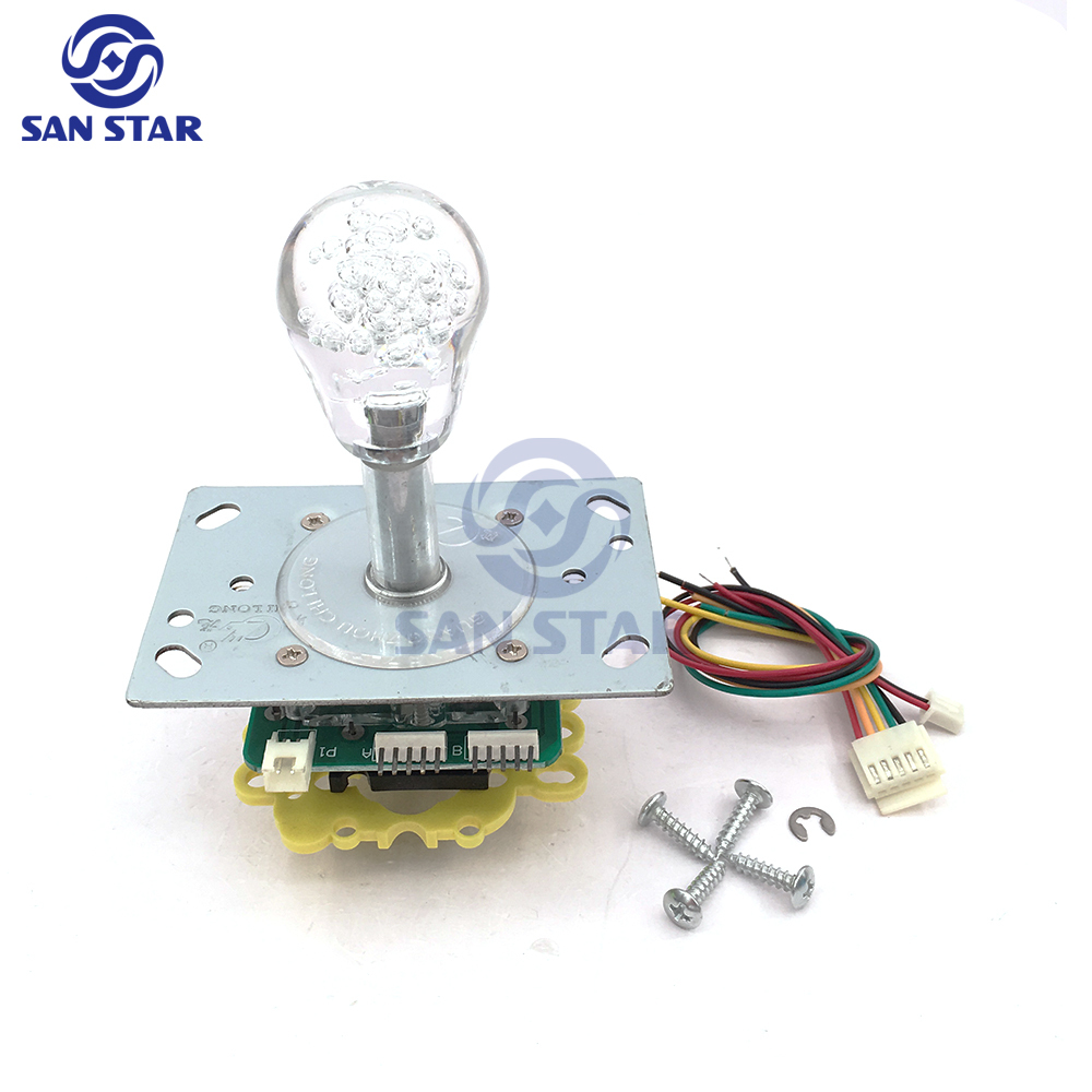 Bat Top Changing Color Illuminated Joystick LED Arcade Joystick