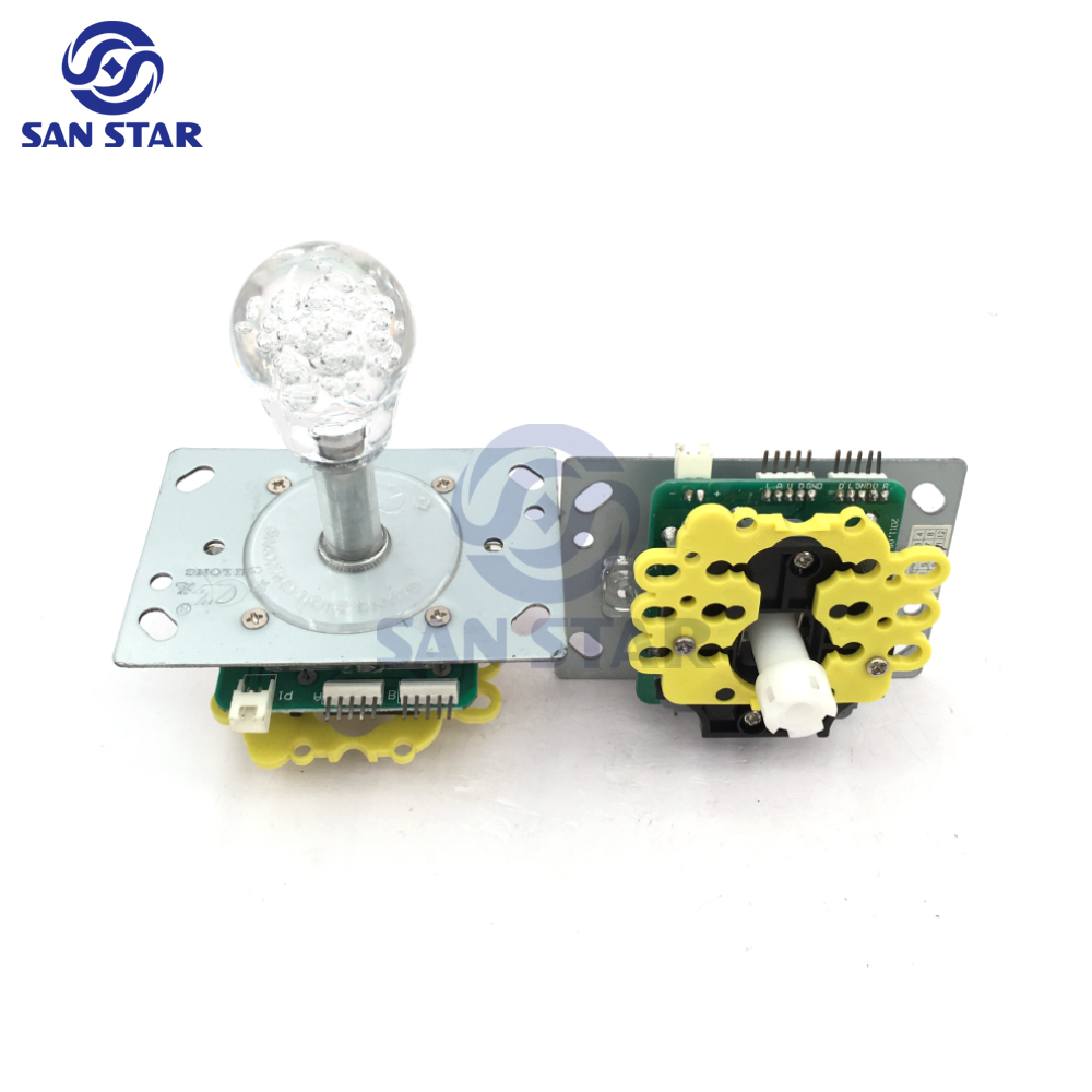 Bat Top Changing Color Illuminated Joystick LED Arcade Joystick