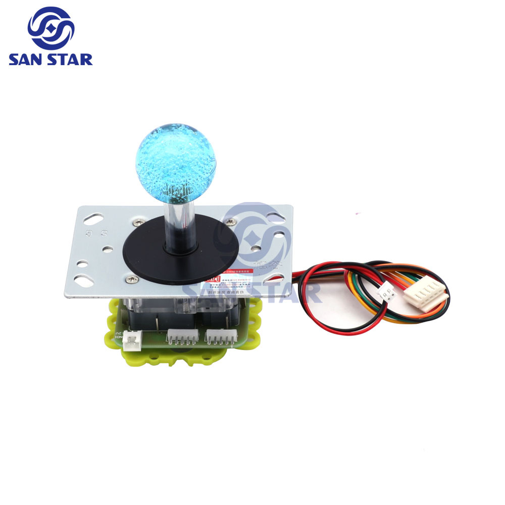Good Quality LED Arcade Joystick with 43mm Bubble ball top Illuminated arcade Joystick