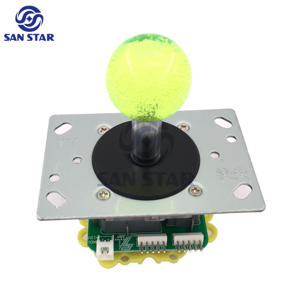 35mm Crystal Bubble Ball Top LED Arcade Joystick  Illuminated arcade Joystick