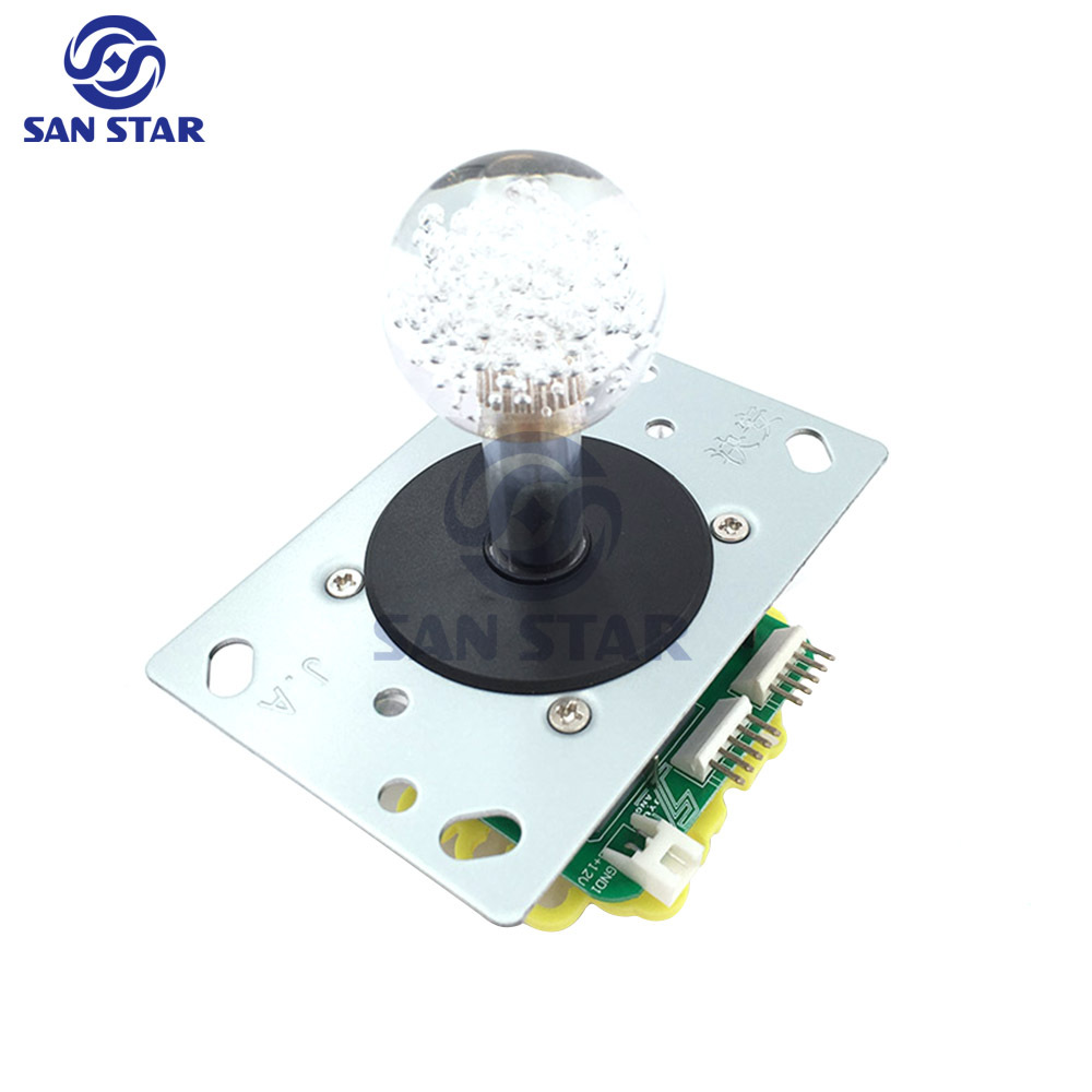 Changing Color flashing light LED Illuminated Arcade Joystick