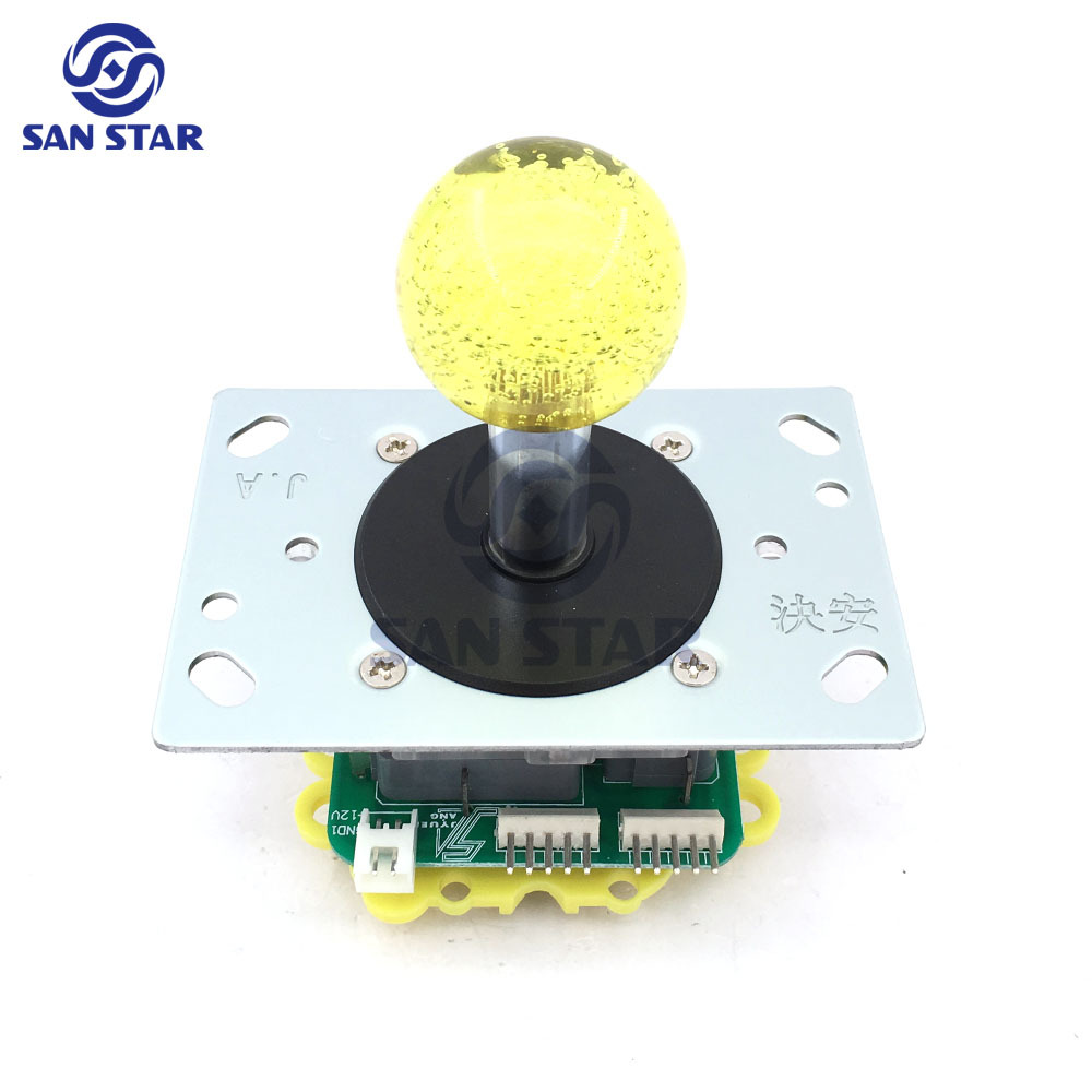 35mm Crystal Bubble Ball Top LED Arcade Joystick  Illuminated arcade Joystick