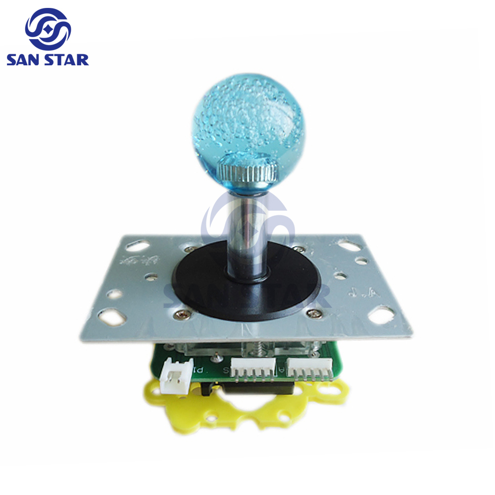 Taiwan Brand 35mm Crystal Bubble Ball Top LED Arcade Joystick Illuminated arcade Joystick