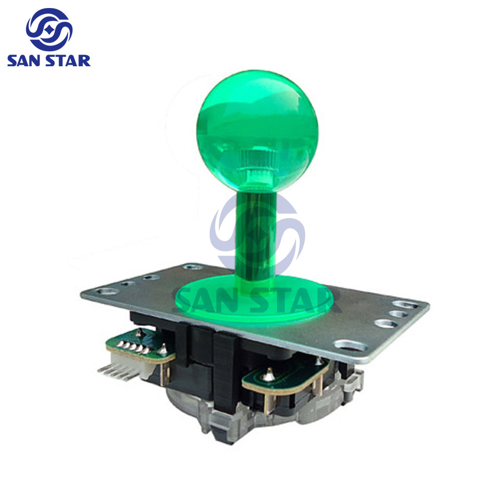 Sanwa JLF-TP-8YT-C Arcade Joystick Front View