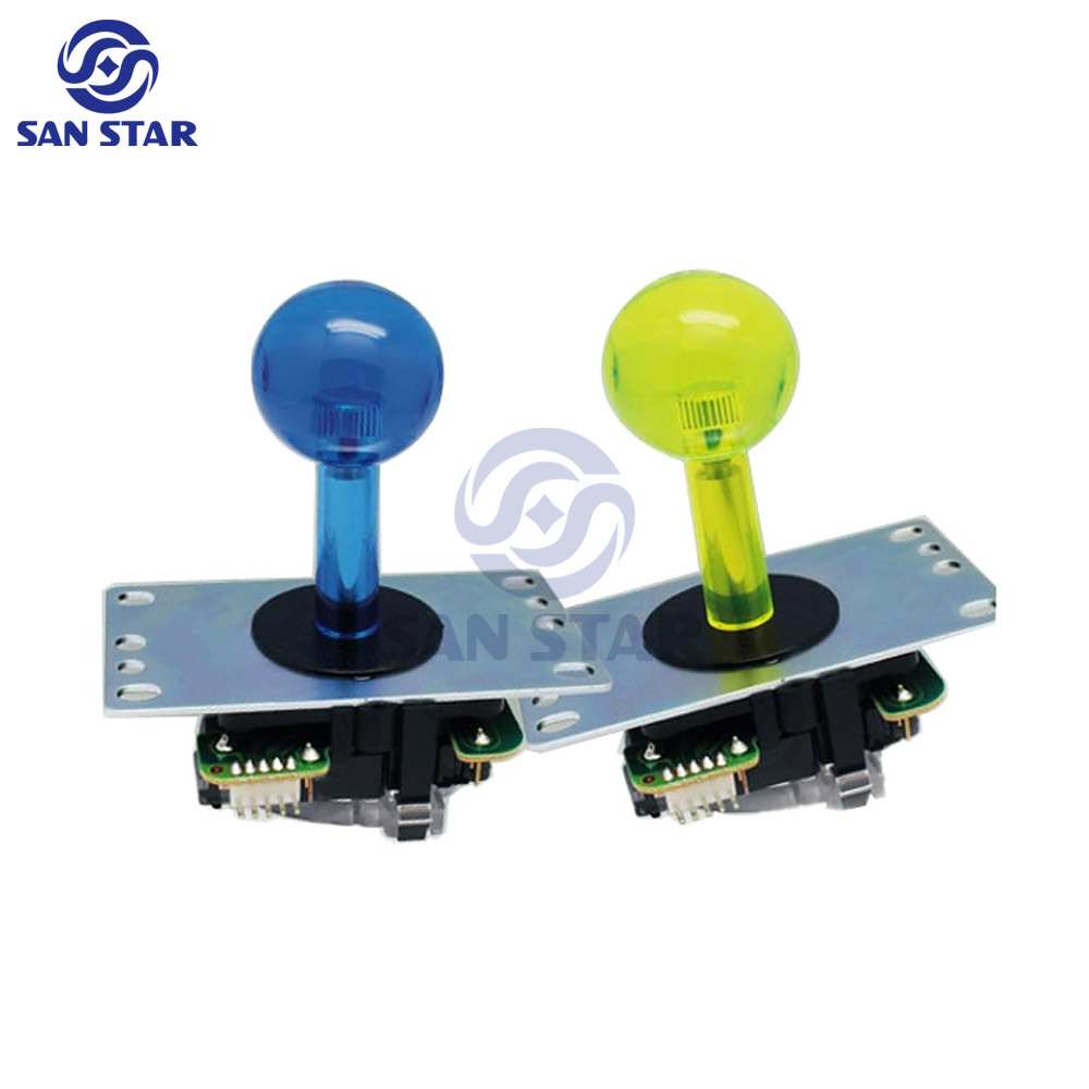 Sanwa JLF-TP-8YT-C Arcade Joystick with Transparent Ball Top