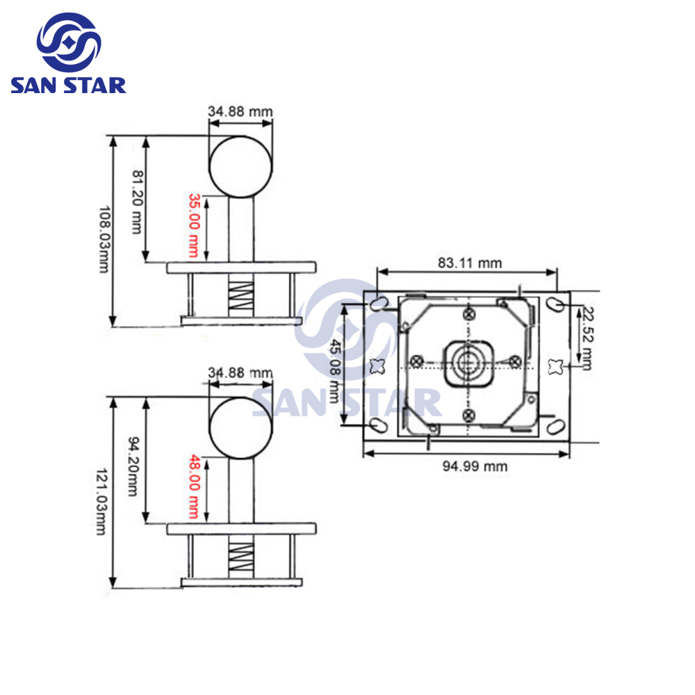 Metal Arcade Joystick