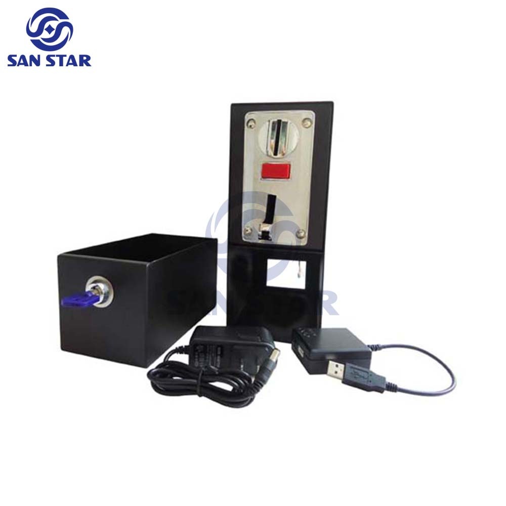 6 Coin Groups Multi Coin Acceptor Box With PC Control