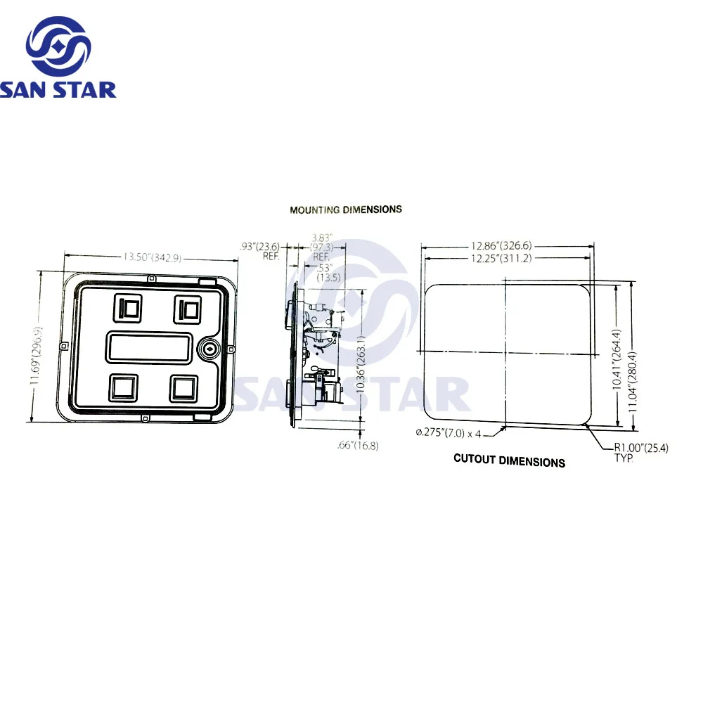 Pinball Coin Door Cam Lock Coin Switch American Style Twin Coin Acceptor Metal Coin Door For Pinball Cabinet Game Machine