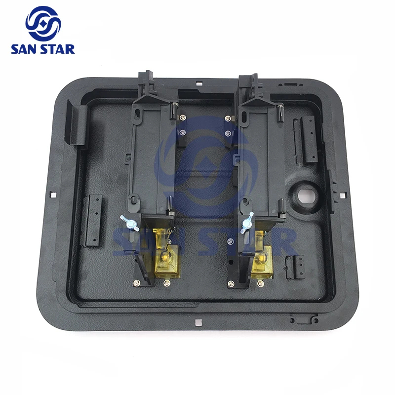 Pinball Coin Door Cam Lock Coin Switch American Style Twin Coin Acceptor Metal Coin Door For Pinball Cabinet Game Machine
