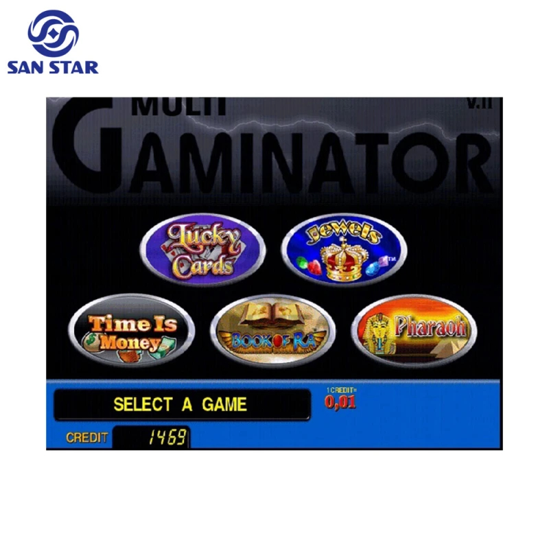 Gaminator 5 in 1 with Jackpot Yellow board