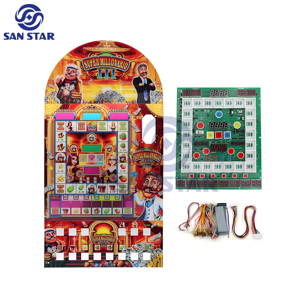 Super Millonario board pcb multigame cool fire multi game pcb xxl multi board game sets