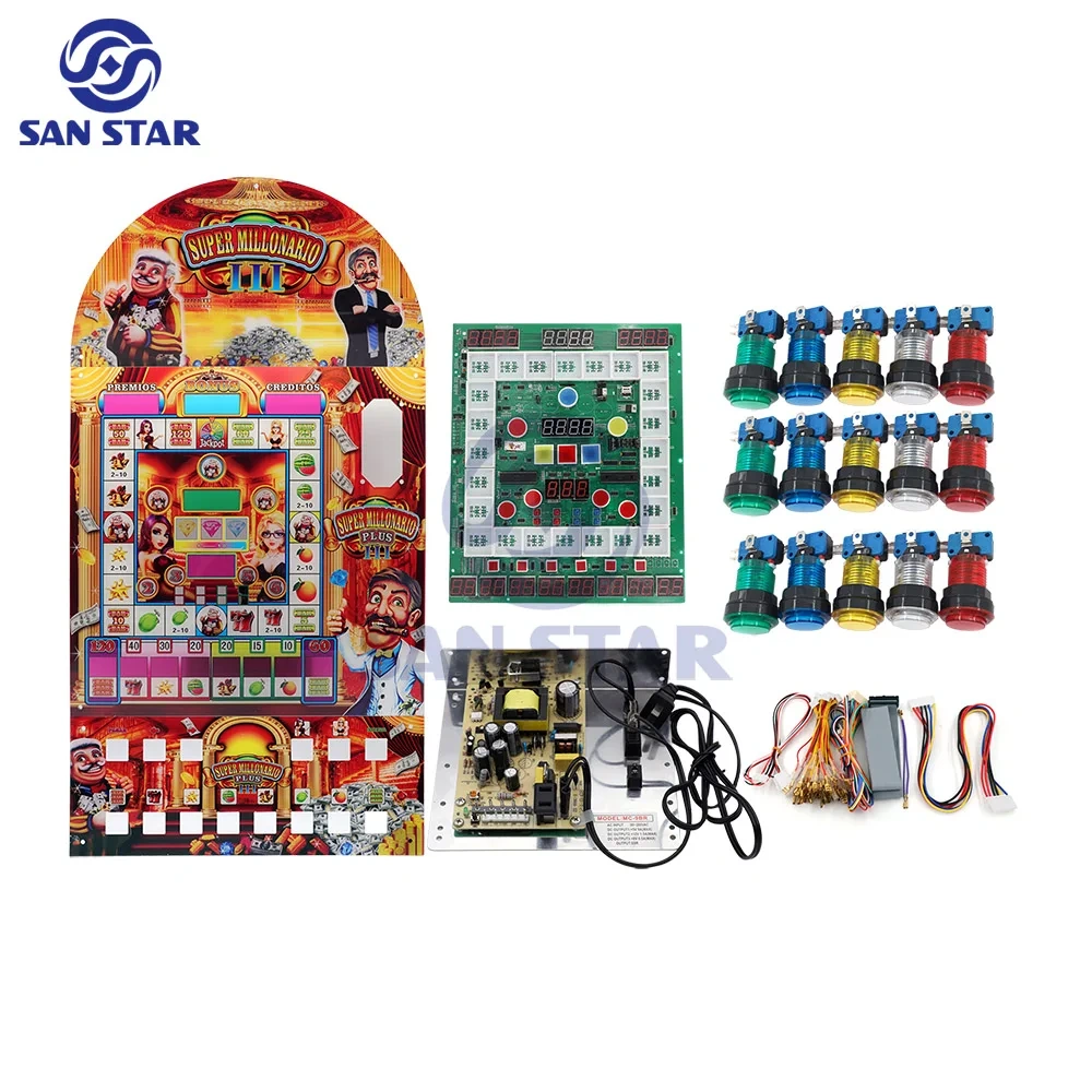 Super Millonario board pcb multigame cool fire multi game pcb xxl multi board game sets