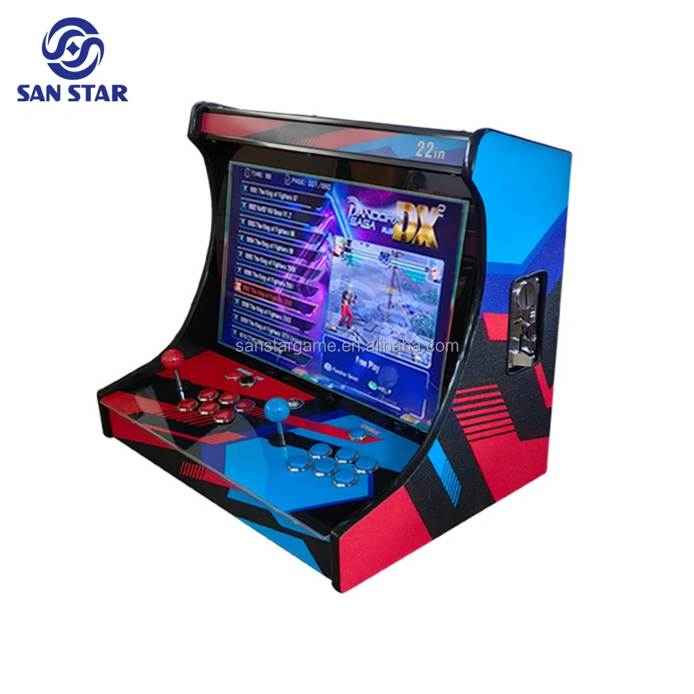 22 Inch LCD Bartop 26800 Games Pandora SAGA Box Console Tables Games Machine 2 Players Mini Arcade Video Game consoles