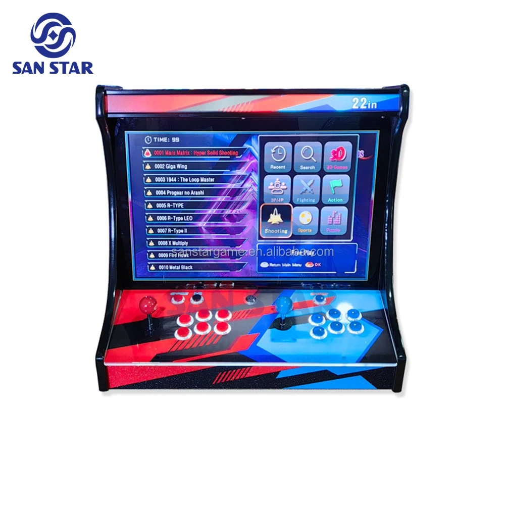 22 Inch LCD Bartop 26800 Games Pandora SAGA Box Console Tables Games Machine 2 Players Mini Arcade Video Game consoles