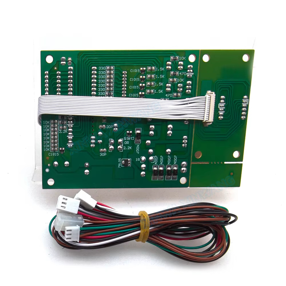 4 digits 12V Time Control Timer Board With Wire harness for arcade cabinet coin acceptor selector, pump water, washing machine