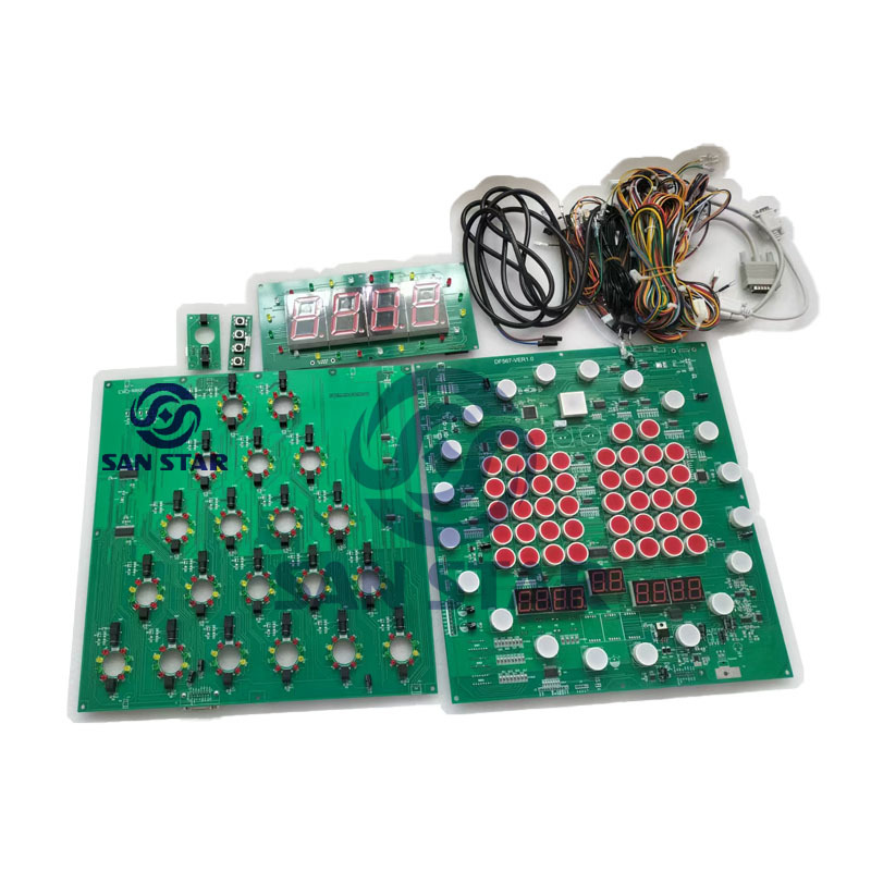7 Balls Pinball Arcade Game Machine Kits Pinball Machine Main Board