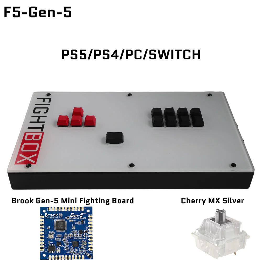 FightBox F10-PC-V2 PC PS3 Switch レバーレスコン ファイト