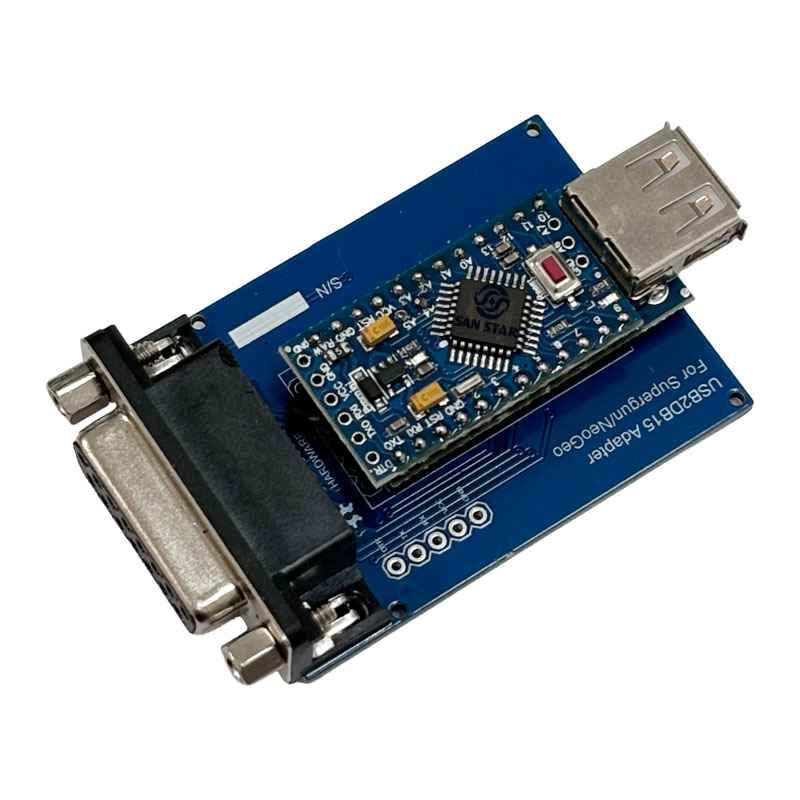 USB to Neo Geo Supergun DB15 adapter MVS CBOX USB2DB15
