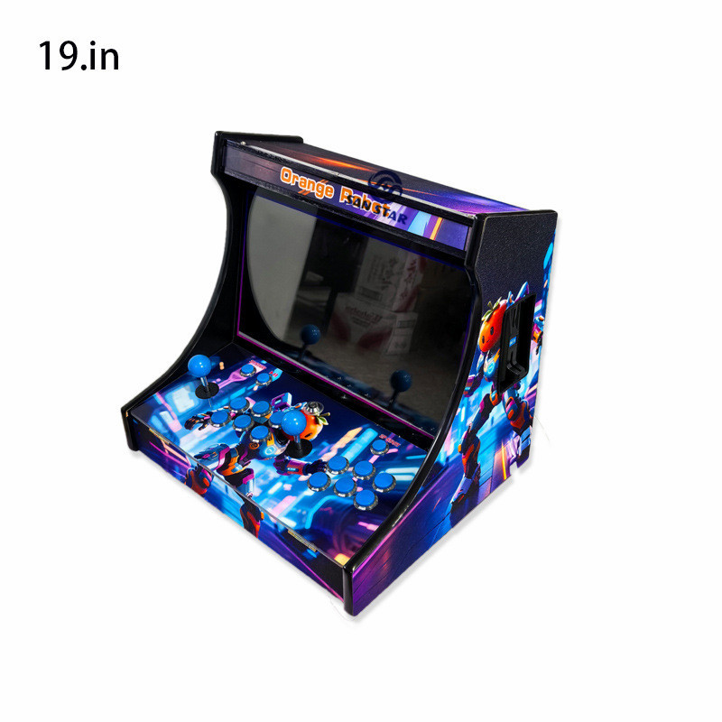 19-Inch Bartop Mini Video Game Arcade Machine Portable Indoor Coin-Operated Wired Connection for TV Game Console 26800 Games